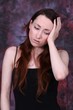 worried young girl