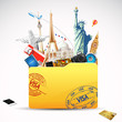 Vecteur : Travel Folder Travel Folder