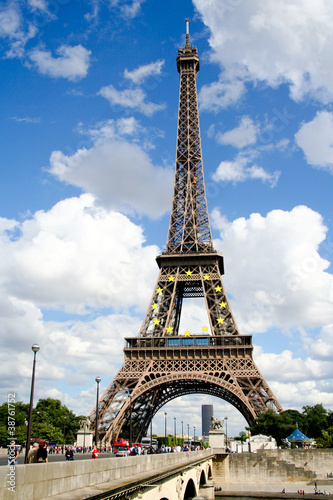 Photo: Eifel tower in Paris France Eifel tower in Paris France