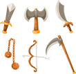Set of weapon