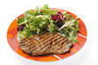 Carne e insalata
