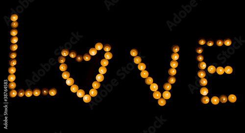 Photo: love candle love candle