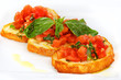 French toast with tomatoes