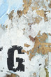 Grungy Plakat mit G