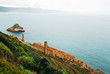 rovine della vecchia laveria, nel sulcis, in sardegna