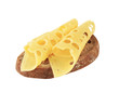 Bread and Swiss cheese Bread and Swiss cheese