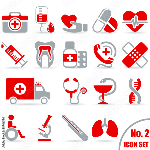 Vektor: Medizin - Icon Set Medizin - Icon Set