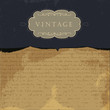 Vintage burned paper background, with space for text. Vintage burned paper background, with space for text.