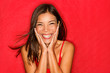 Photo: Happy girl excited Happy girl excited