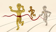 Gold, Silver and Bronze Sprint