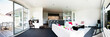Panoramic View of Modern Interior Design
