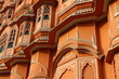 Hawa Mahal, the Palace of Winds, Jaipur, Rajasthan, India.