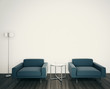 minimal modern interior armchair