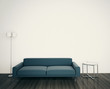 minimal modern interior couch