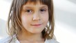 Video: little girl turning around and looking at camera little girl turning around and looking at camera