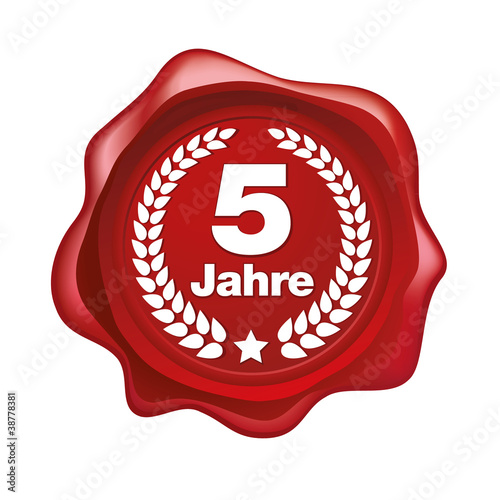 Vector: 5 Jahre , Vektor 5 Jahre , Vektor