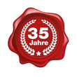 35 Jahre  Wachssiegel