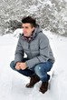 Ragazzo sulla neve