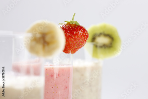 Foto: verschiedene Milchshakes verschiedene Milchshakes