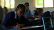 Testing in a school in Africa.