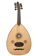 Arabic musical instrument isolated on white with clipping path Arabic musical instrument isolated on white with clipping path