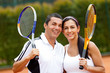 Tennis couple