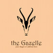 Vektor: Logo gazelle in Africa # Vector Logo gazelle in Africa # Vector