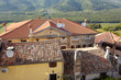 Ausblick von Bergdorf Motovun, Istrien, Kroatien