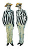 Brothers twins watercolour