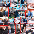Business people collage.