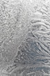 winter frosted glass