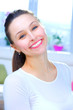 Happy Young Woman Portrait. Smile