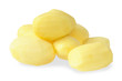 Fresh peeled potatoes