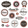 Vintage bakery labels
