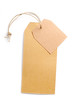 Paper tags isolated