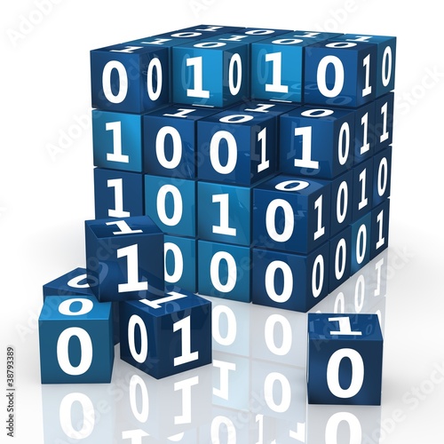Illustration: binärcode binärcode