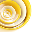 Background made of abstract plastic circles