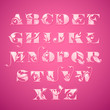 Elegant Floral Alphabet