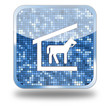 Horse Stable Glossy Button
