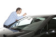 Insurance claim, expert at work