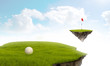 Illustration: Suspended Golf Suspended Golf
