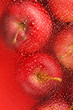 background with fresh red apples background with fresh red apples