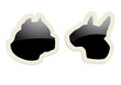 Hundeköpfe Sticker