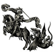 Saint michel terrassant le dragon