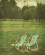 old deck chairs photo