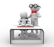 Teacher and student