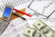 Business - US dollars and documents