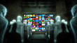 Android People Watching Video Screen