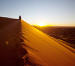 Hike in desert