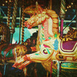retro carousel